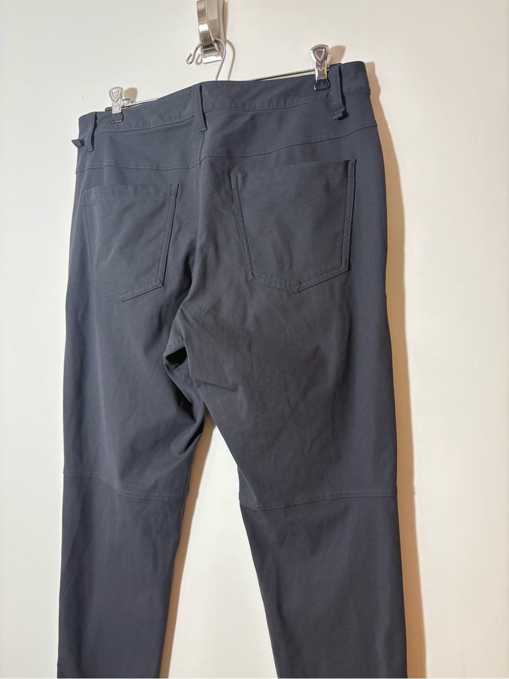 Lululemon Pants Mens 32X30 Gray Obsidian ABC Slim Fit Warpstreme Stretch - Picture 7 of 9
